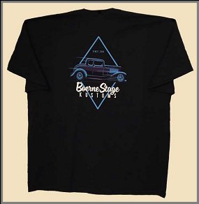 32 Ford T-shirt - Men's Black (Back)